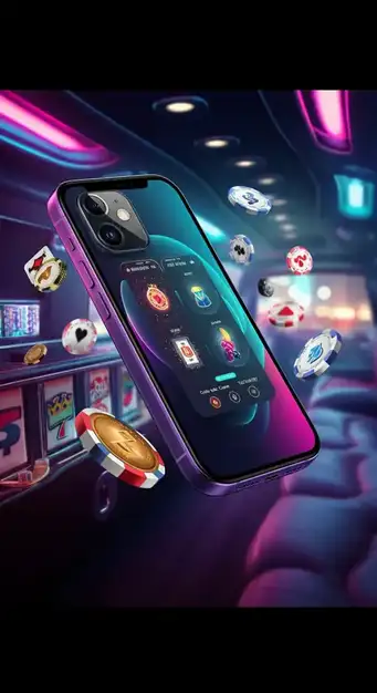 Een levendig overzicht van de diverse casinospellen bij Dynabet Casino, met een mix van slots en live dealer tafels en een actievolle interface.